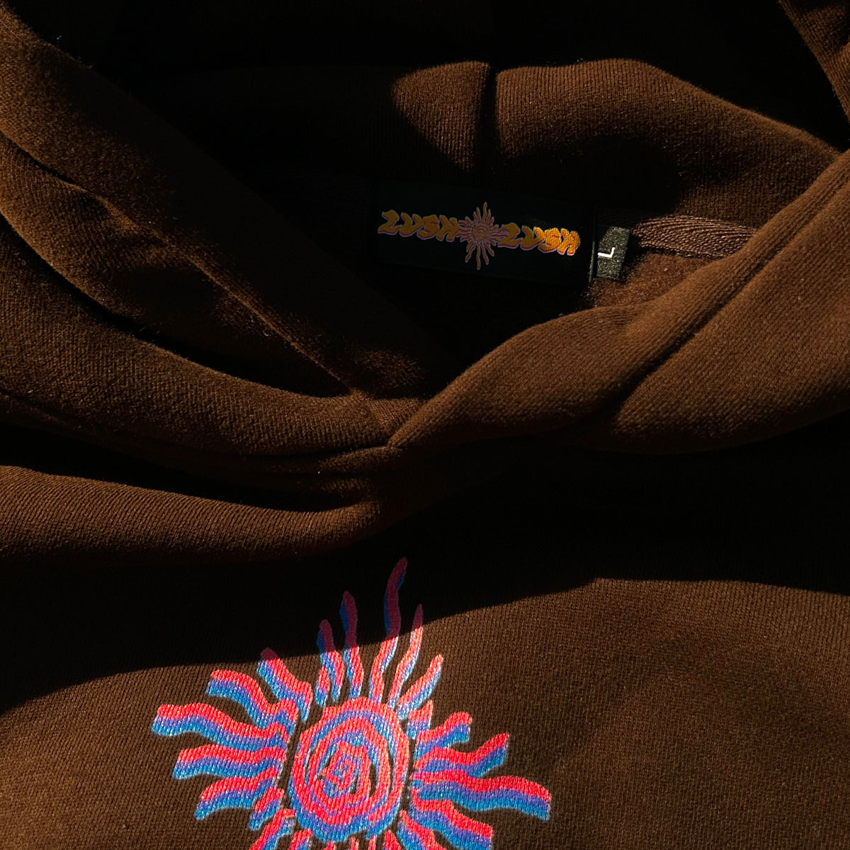 Oversized ,Boxy Fit,Hoodie,Lush Lush Studios,Radial Blur