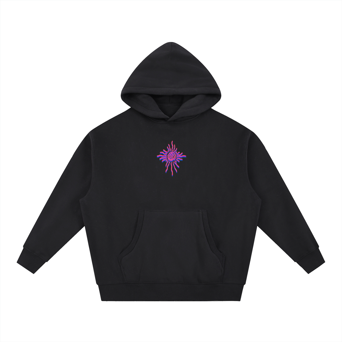 Oversized,Hoodie,Boxy,RadialBlur,LushLushStudios,Winter,BoxyHoodie,Psychedelic