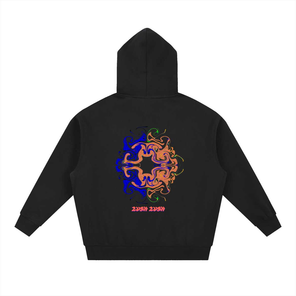Oversized,Hoodie,Boxy,RadialBlur,LushLushStudios,Winter,BoxyHoodie,Psychedelic