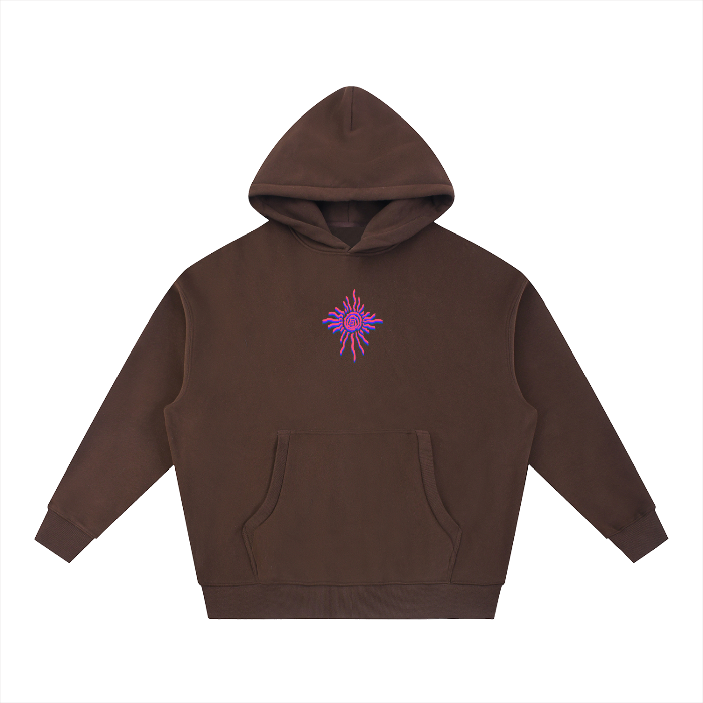 Oversized ,Boxy Fit,Hoodie,Lush Lush Studios,Radial Blur