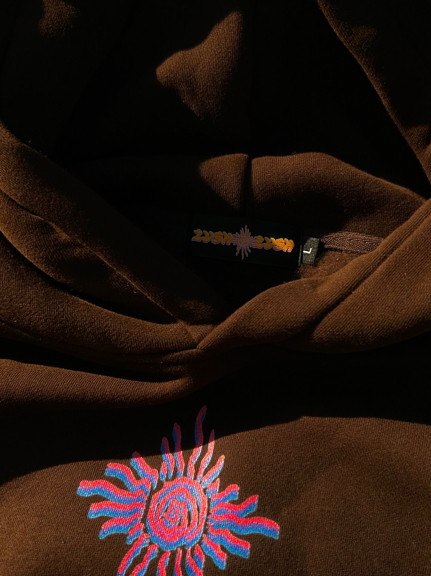 Radial Blur Boxy Oversized Hoodie